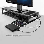 Computer Stand Holder With QI Wireless Charger