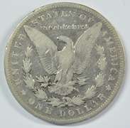 Rare 1895-S Morgan Silver Dollar. Key date