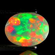 Full panel floral flashing 1.96ct Welo Opal