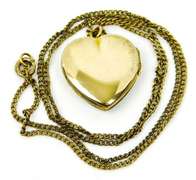 Pretty Vintage Gold Filled Heart Locket with Photos