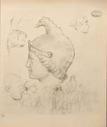 EDGAR DEGAS (AFTER) ETUDE DE TETE 1918