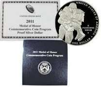 2011 Proof Medal of Honor Commem $ OGP