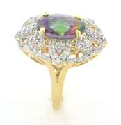 Darling Mystic Topaz & White Topaz Ring in Vermeil