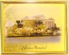 Italian Handcrafted Collectible Cert. Gold Leaf Scenery