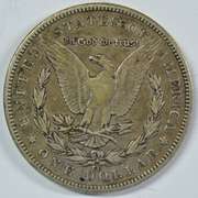 Boldly-defined 1890-CC Morgan Silver Dollar. Key date