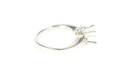 Platinum 0.24 Ctw Diamond 5.75mm Engagement Setting Ring