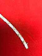 ladies two tone diamond bracelet 2.00 carat tw.