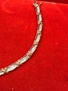 ladies two tone diamond bracelet 2.00 carat tw.