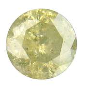Unheated .23ct fancy yellow Diamond solitaire