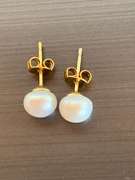 Beautiful Fresh Water Pearl Stud Earrings