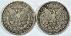 Super sharp and scarce 1885-S & 1896-S Morgan Dollars