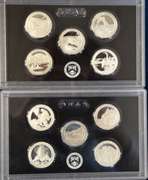 2014 SILVER QUARTER PR. SET & 2012 SILVER QUARTER PR. SET  NO BOX
