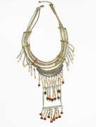 Very Charming Beaded Ethnic Art & Craft Necklace