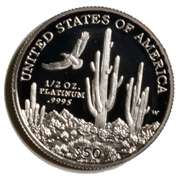 2001 Proof $50 Platinum Eagle