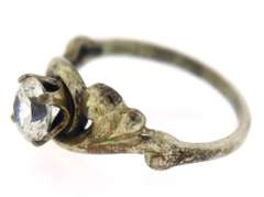 Sterling Silver Solitaire Ring