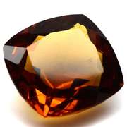 Stunning 24.73ct deep Madeira created Citrine
