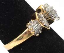 Sparkly 0.64CTW Diamond Ring in 14KT Yellow Gold