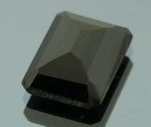 Diamond black 9.25ct emerald cut Onyx