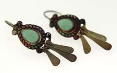 Sterling Silver Native American Earrings