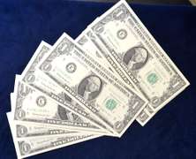 10 CONSECUTIVE UNC 1963 B* SERIES $1.00 FRN NOTES BARR DOLLARS