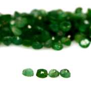 Unheated 8.94ct rich green Emerald set