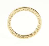 14K Yellow Gold Pandora Classic Hearts Of Stackable Band Ring