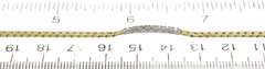 Fancy Gold Link Bracelet w Small Diamonds