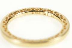 14K Yellow Gold Pandora Classic Hearts Of Stackable Band Ring