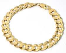 Heavy Cuban-Link Bracelet in 14KT Yellow Gold