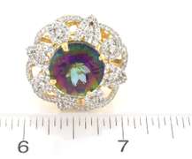 Darling Mystic Topaz & White Topaz Ring in Vermeil