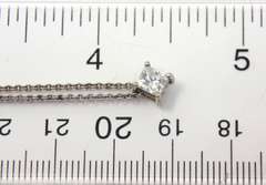 Gorgeous 18kt Princess Cut Diamond Necklace