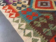 COLORFUL HAND KNOTTED KLIM 4x6.1