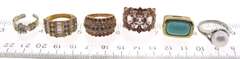 Big Group Lot of Sterling Silver Rings