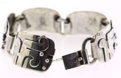 Sterling Silver Mexico Taco Victoria Bracelet