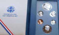 1987 Prestige Set, w/Silver PRF Dol