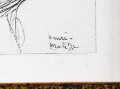 HENRI MATISSE (AFTER) PLANCHE XXII 1920