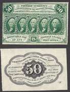 50 cent Fractional Ist Issue Fr. 1312 Choice New