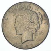 1927 Peace Silver Dollar