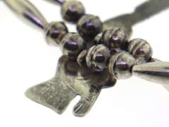 Sterling Silver Navajoa Animal Fetish Necklace
