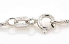 Gorgeous Massive 11.40CTS Carved Tanzanite & Sapphire Necklace in Sterling Silver