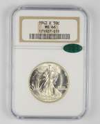 MS66 1942-D Walking Liberty Half Dollar - CAC - Graded NGC