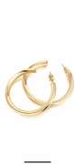 Large Trendy Gold Hoops