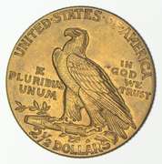 1912 $2.50 Indian Head Gold Quarter Eagle
