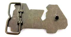 Vintage Brass 4 X 4 Belt Buckle