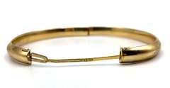 Engraved 14kt Gold Bangle