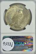 Gem BU 1922 Peace Silver Dollar. NGC MS65