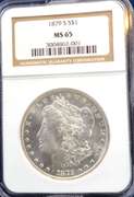 1879 S NGC MS 65 Morgan Dollar