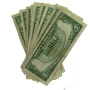 10 Assorted Blue Seal $5 Silver Certificates