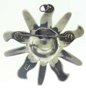 Sterling Silver Sun Pin/Pendant