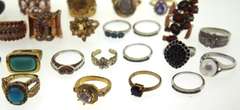 Big Group Lot of Sterling Silver Rings